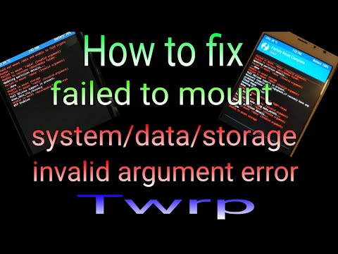 Tips atasi masalah Failed To Mount System (Invalid Argument) pada HTC One S via TWRP