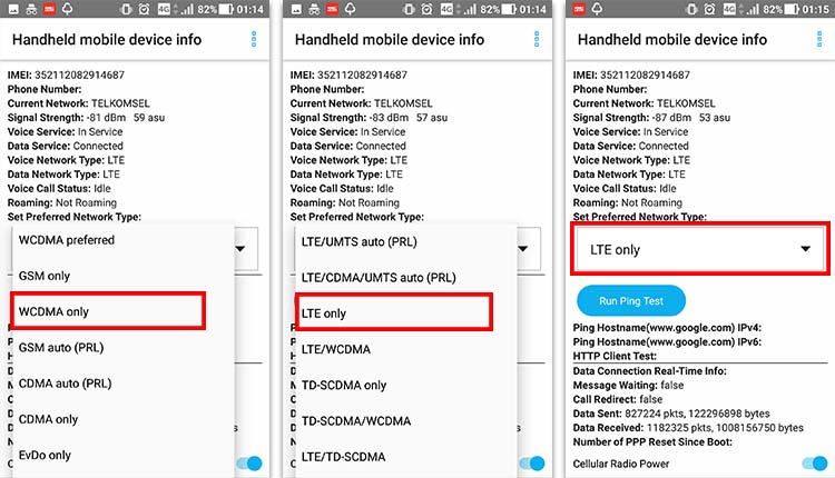 [GENERAL] Pengaturan HTC Google Nexus One CDMA network 3g/4g only