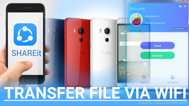 Mengenal Transfer File via Wifi di HTC Butterfly 3 Menggunakan ShareIt Terbaru