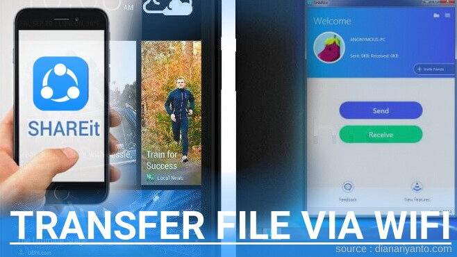 Mengenal Transfer File via Wifi di HTC Desire 400 Menggunakan ShareIt Terbaru