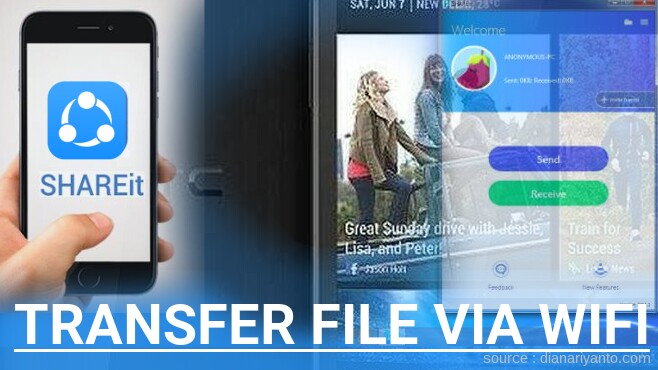 Mudahnya Transfer File via Wifi di HTC Desire 526G+ Dual Menggunakan ShareIt Terbaru