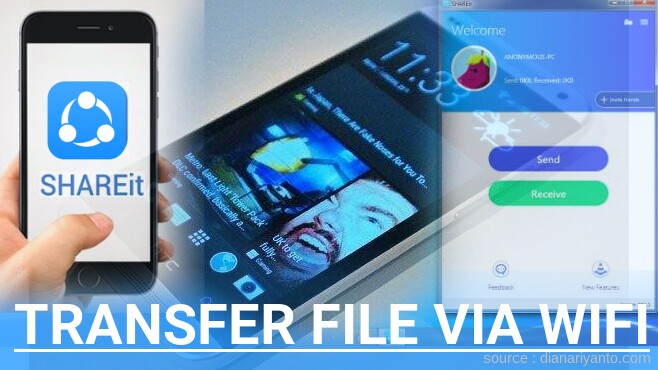 Mudahnya Transfer File via Wifi di HTC Desire 601 Menggunakan ShareIt Terbaru