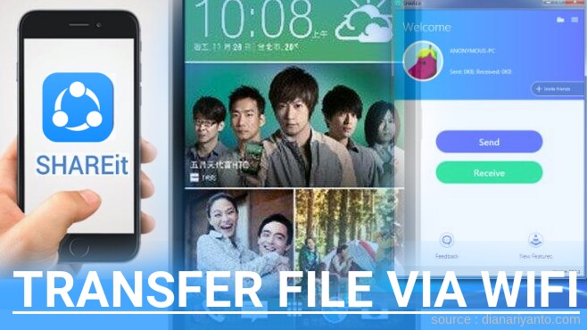 Tutorial Transfer File via Wifi di HTC Desire 620 LTE Menggunakan ShareIt Versi Baru