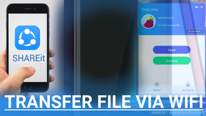 Tutorial Transfer File via Wifi di HTC Desire 626 Menggunakan ShareIt Versi Baru