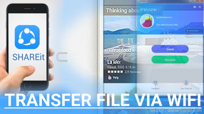 Transfer File via Wifi di HTC Desire 728G Menggunakan ShareIt Terbaru