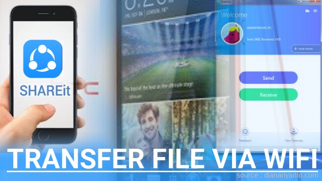 Tutorial Transfer File via Wifi di HTC Desire 820 Dual SIM Menggunakan ShareIt Versi Baru