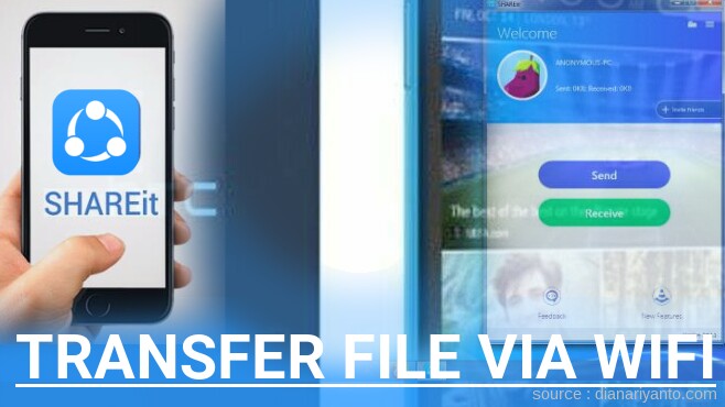 Kirim dan Transfer File via Wifi di HTC Desire 820s Menggunakan ShareIt Terbaru