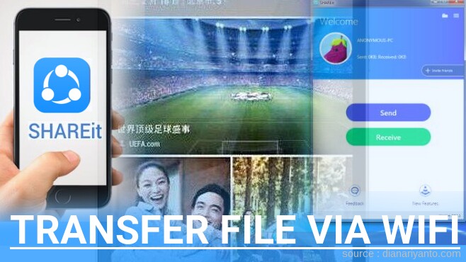 Tips Transfer File via Wifi di HTC Desire 825 Menggunakan ShareIt Versi Baru