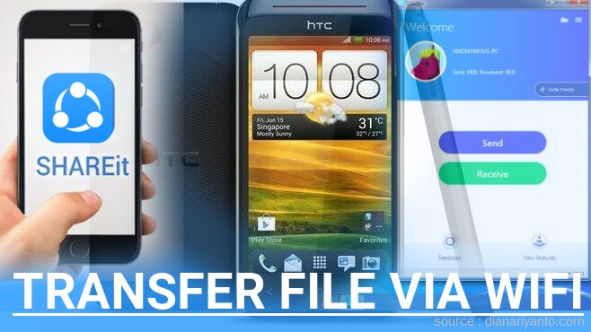 Tutorial Transfer File via Wifi di HTC Desire CDMA Menggunakan ShareIt Terbaru