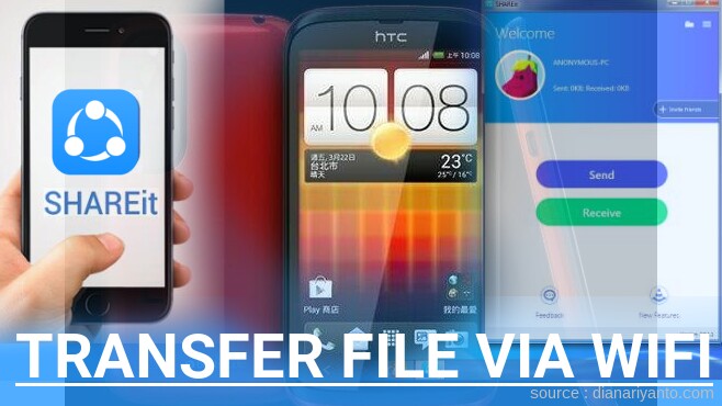Mengenal Transfer File via Wifi di HTC Desire Q Menggunakan ShareIt Terbaru