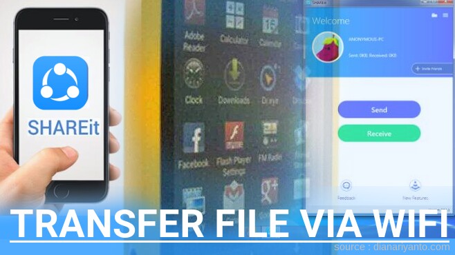 Tips Transfer File via Wifi di HTC Desire SC Menggunakan ShareIt Terbaru