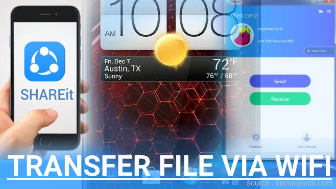 Cara Mudah Transfer File via Wifi di HTC DROID DNA Menggunakan ShareIt Terbaru