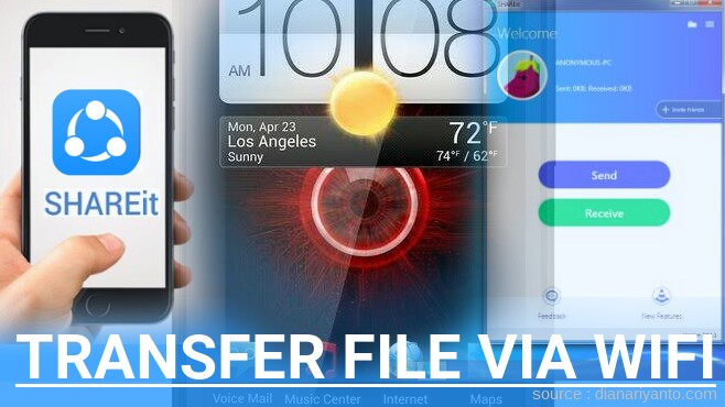 Tips Transfer File via Wifi di HTC DROID Incredible 4G LTE Menggunakan ShareIt Terbaru