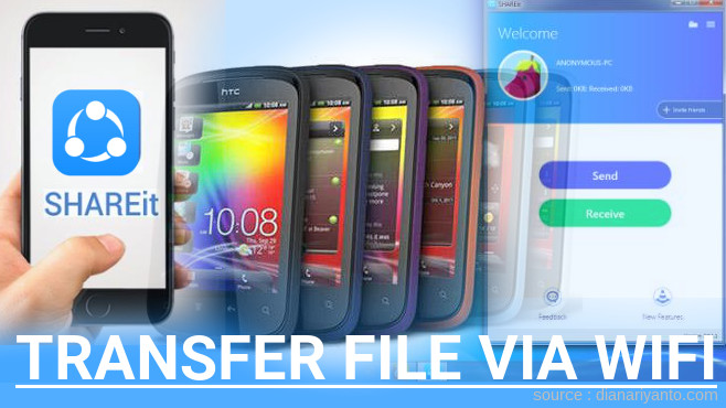 Mudahnya Transfer File via Wifi di HTC Explorer Menggunakan ShareIt Versi Baru