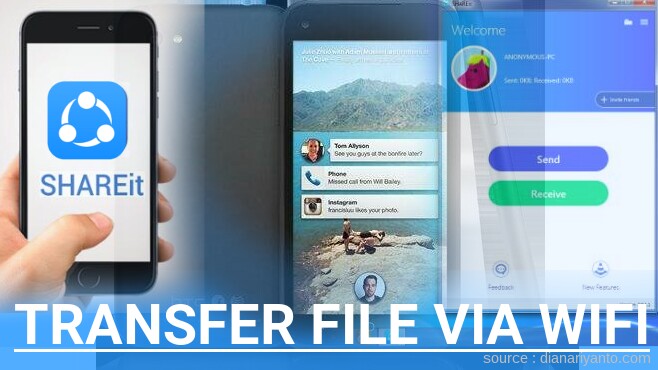 Tips Transfer File via Wifi di HTC First Menggunakan ShareIt Versi Baru