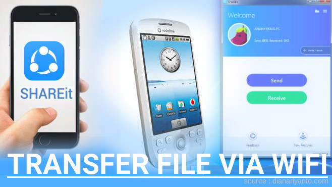 Tips Transfer File via Wifi di HTC Magic Menggunakan ShareIt Terbaru