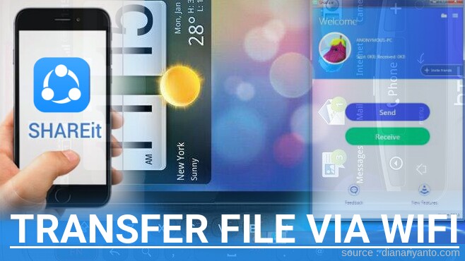 Tips Transfer File via Wifi di HTC Merge Menggunakan ShareIt Terbaru