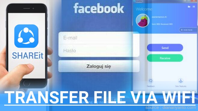 Kirim dan Transfer File via Wifi di HTC Myst Menggunakan ShareIt Versi Baru