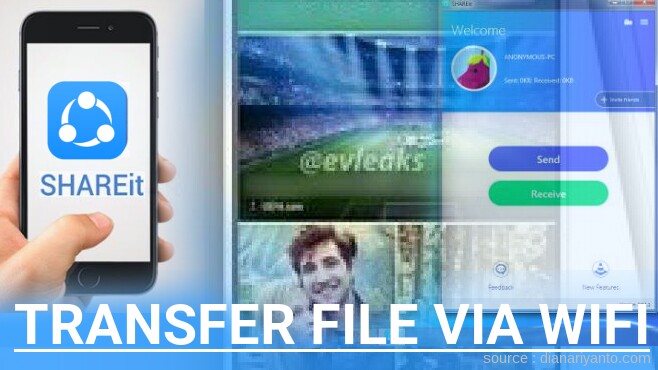 Cara Transfer File via Wifi di HTC One 2 Menggunakan ShareIt Versi Baru