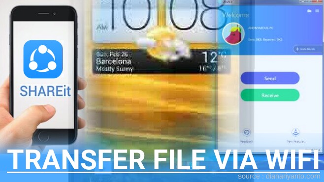 Tutorial Transfer File via Wifi di HTC One C Menggunakan ShareIt Versi Baru