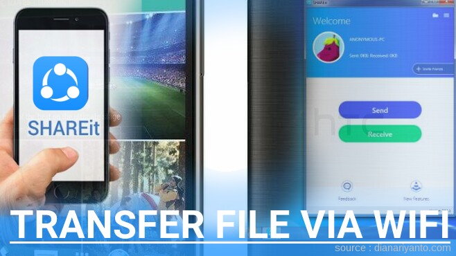 Tips Transfer File via Wifi di HTC One M8s Menggunakan ShareIt Versi Baru