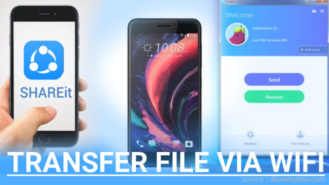 Mudahnya Transfer File via Wifi di HTC One X10 Menggunakan ShareIt Versi Baru
