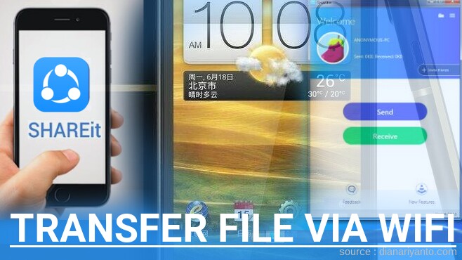 Tutorial Transfer File via Wifi di HTC One XC Menggunakan ShareIt Terbaru