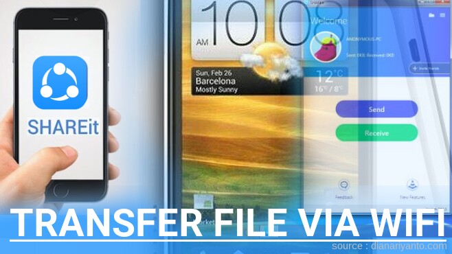 Cara Mudah Transfer File via Wifi di HTC One XL Menggunakan ShareIt Terbaru