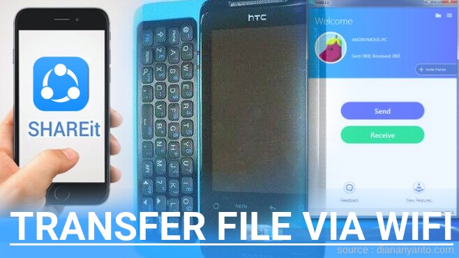 Tutorial Transfer File via Wifi di HTC Paradise Menggunakan ShareIt Versi Baru