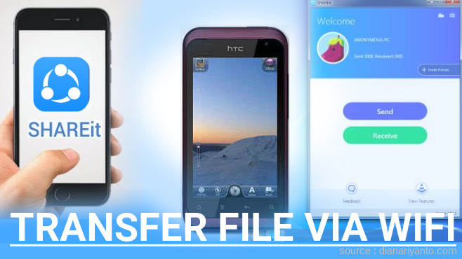 Tips Transfer File via Wifi di HTC Rhyme Menggunakan ShareIt Versi Baru