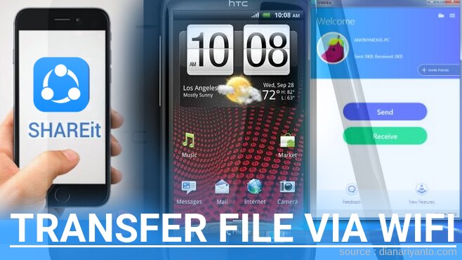 Tutorial Transfer File via Wifi di HTC Sensation (Pyramid) XE Z715E Menggunakan ShareIt Terbaru