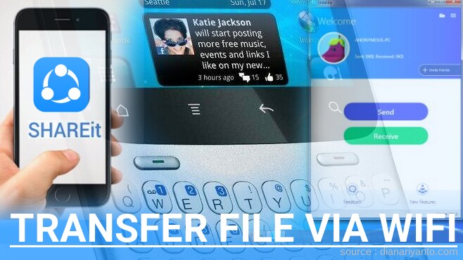 Kirim dan Transfer File via Wifi di HTC Status Menggunakan ShareIt Terbaru