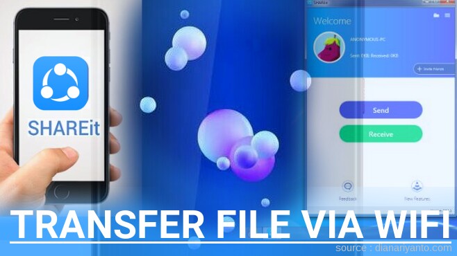 Cara Mudah Transfer File via Wifi di HTC U1 Menggunakan ShareIt Terbaru