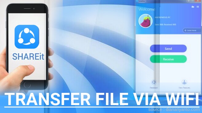 Mudahnya Transfer File via Wifi di HTC U12 Menggunakan ShareIt Versi Baru