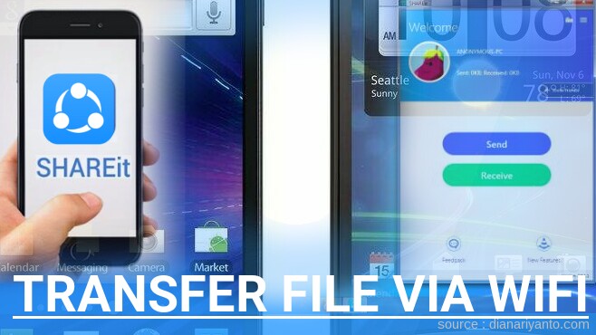 Transfer File via Wifi di HTC Vivid Menggunakan ShareIt Terbaru
