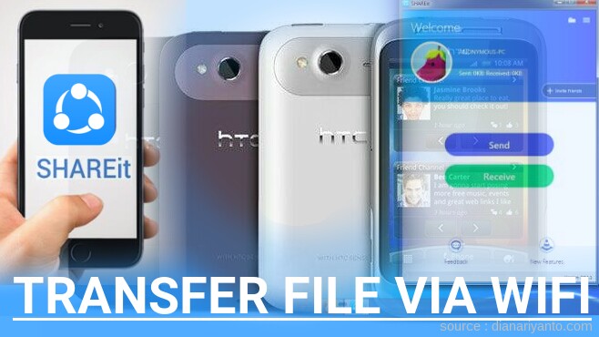 Mudahnya Transfer File via Wifi di HTC Wildfire CDMA Menggunakan ShareIt Versi Baru