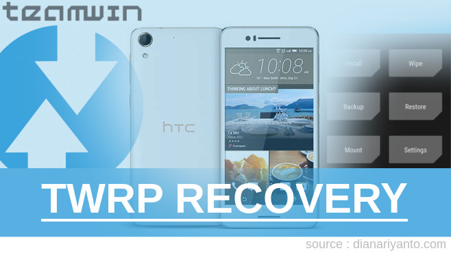 TWRP HTC Desire 728 Dual Sim Tanpa Unlock Bootloader