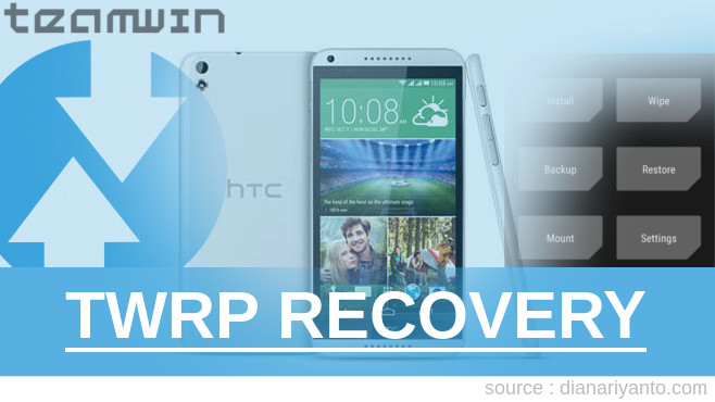 Download TWRP HTC Desire 816G Dual Sim Beta