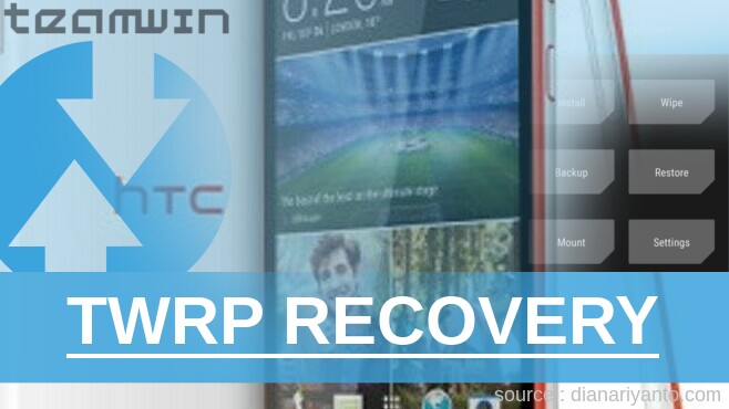 TWRP HTC Desire 820 Dual SIM Paling Simpel