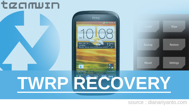 TWRP HTC Desire C Tanpa Komputer