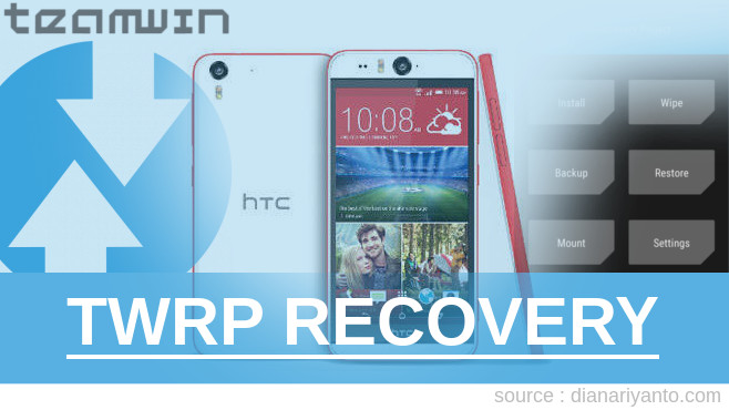 TWRP Recovery HTC Desire Eye Temp