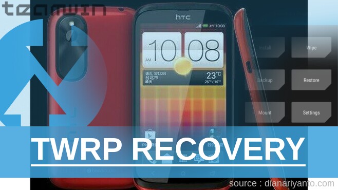 Cara Install TWRP HTC Desire Q Temp