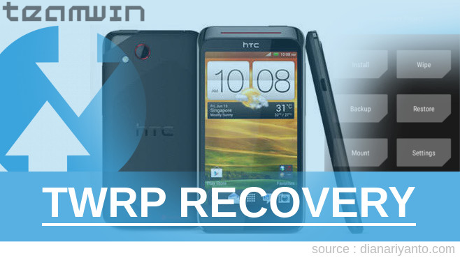 Pasang TWRP HTC Desire VC Temp