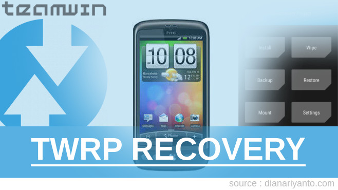 Download TWRP HTC Desire Paling Simpel