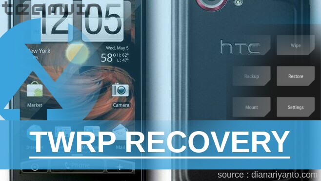 TWRP HTC DROID Incredible Paling Simpel