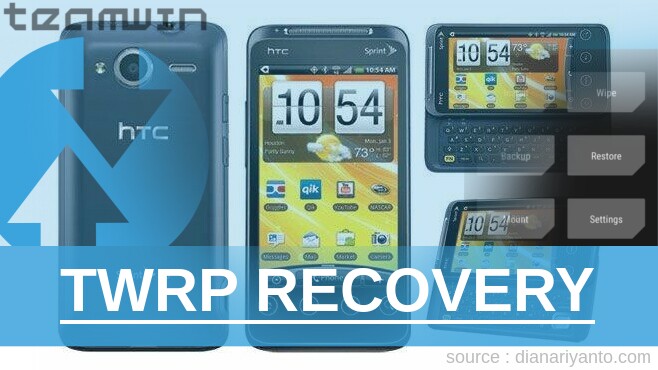 TWRP HTC EVO Shift 4G Paling Simpel