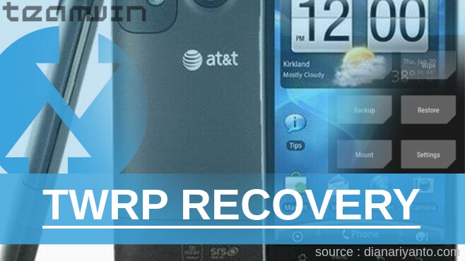 TWRP Recovery HTC Inspire 4G Anti Gagal