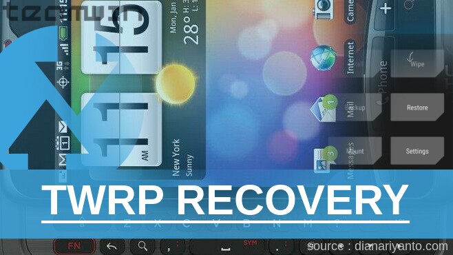 TWRP Recovery HTC Merge Paling Simpel