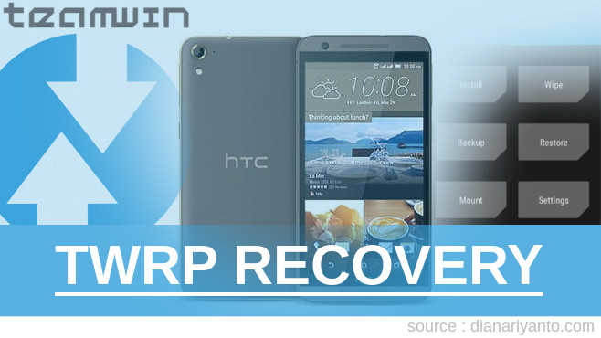 Download TWRP HTC One E9s dual sim Paling Simpel