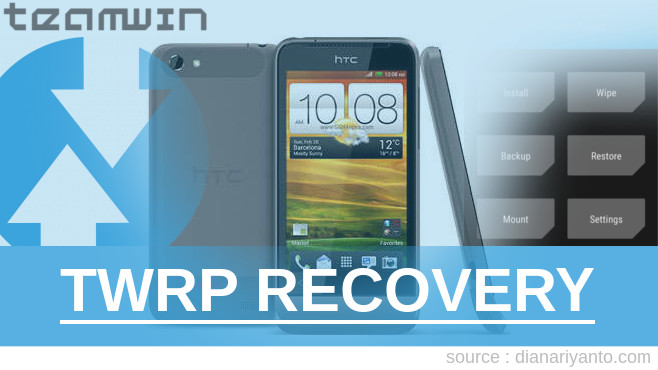 TWRP Recovery HTC One V Tanpa Unlock Bootloader